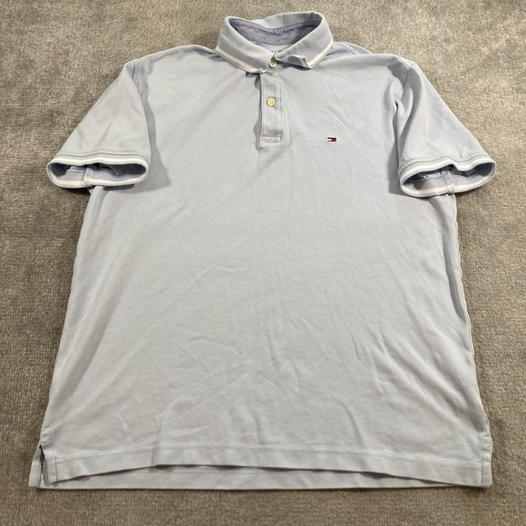 Tommy Hilfiger Other - Tommy‎ Hilfiger Polo Shirt Mens Medium Blue Short Sleeve Casual Logo